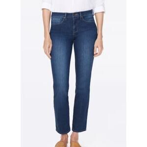 NWOT NYDJ Sheri Cooper Slim Leg Dark Wash Jeans Lift Tuck Slimming Stretch sz 18